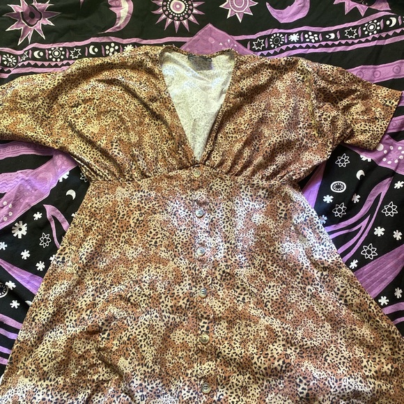 ASOS Cheetah Print Dress - Picture 2 of 4